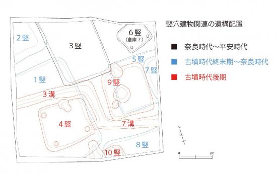 音羽遺跡遺構配置図