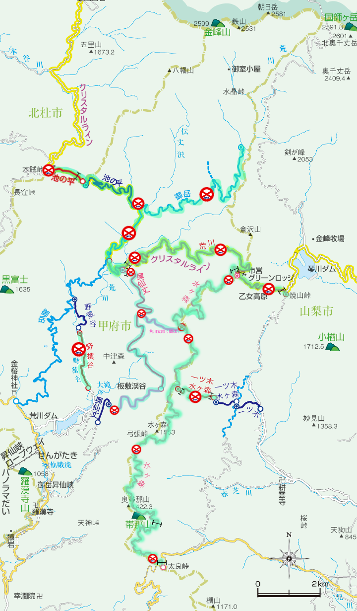 林道位置図