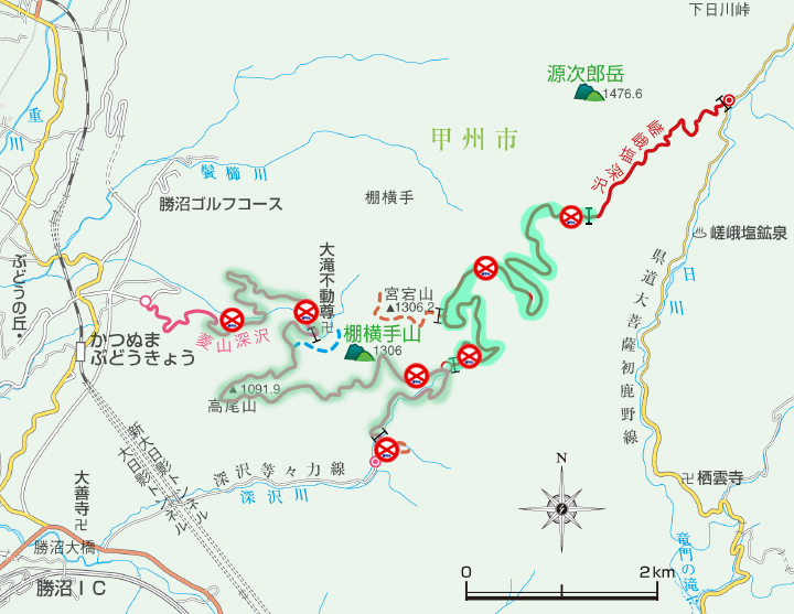 林道位置図