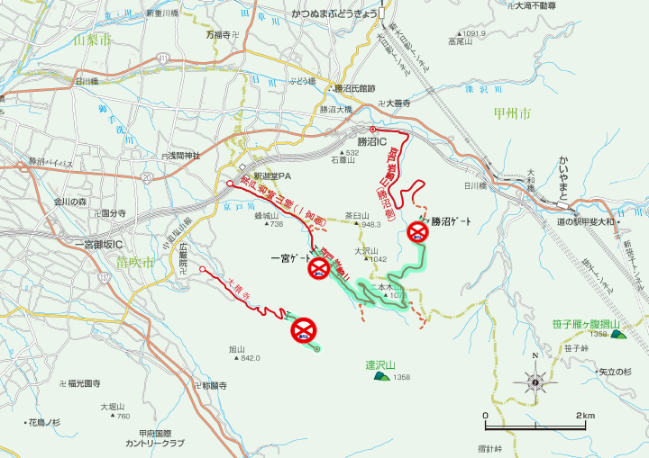 林道位置図