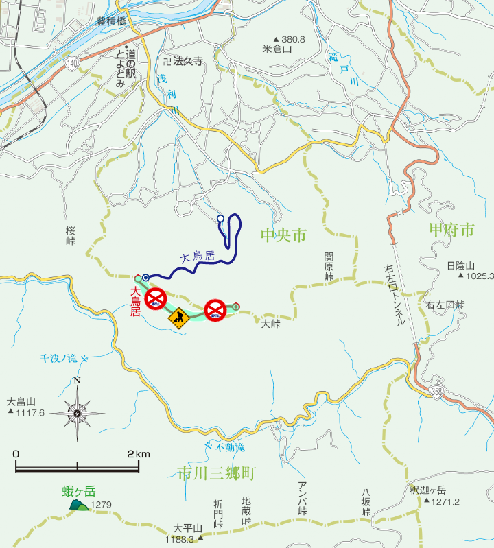 林道位置図