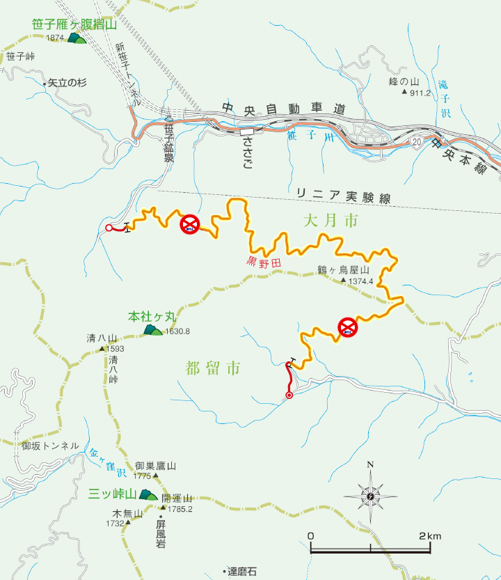 林道位置図