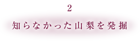 2 知らなかった山梨を発掘