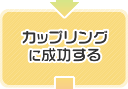 カップリングに成功する